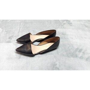 MADEWELL Women's Size 5.5 Black Lydia Point Shoes Casual Dress